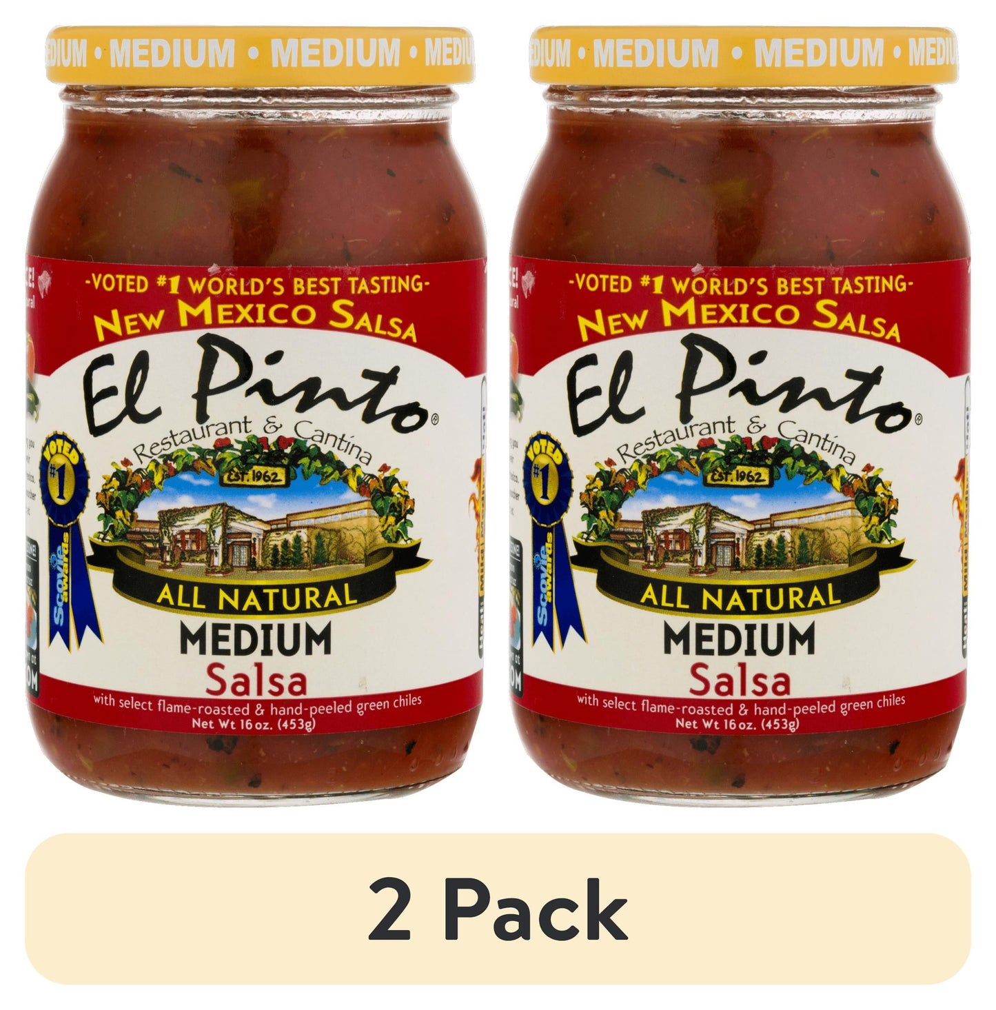 El Pinto Medium Salsa, 16 ozEl Pinto Medium Salsa Authentic New Mexico Flavor, 16 oz Jar