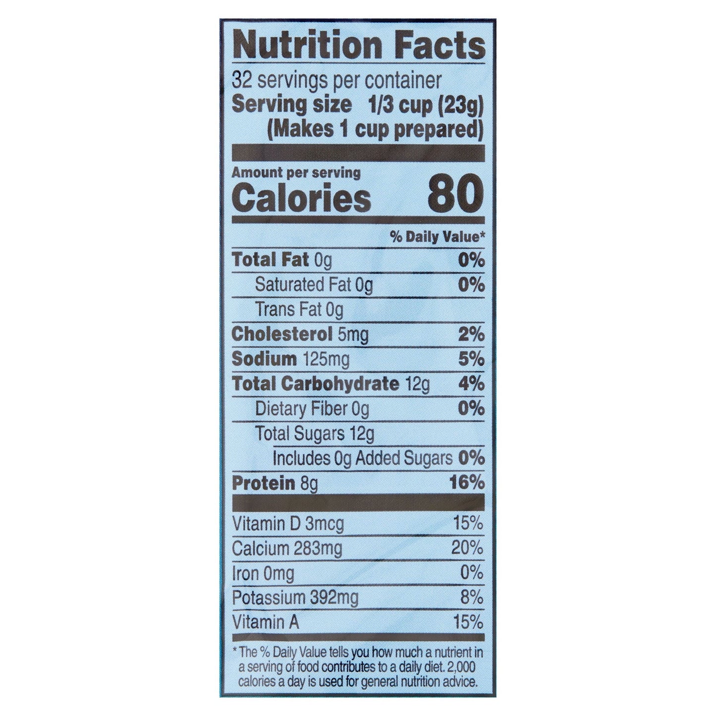 Great Value Instant Nonfat Dry Milk, 25.6 oz Bag