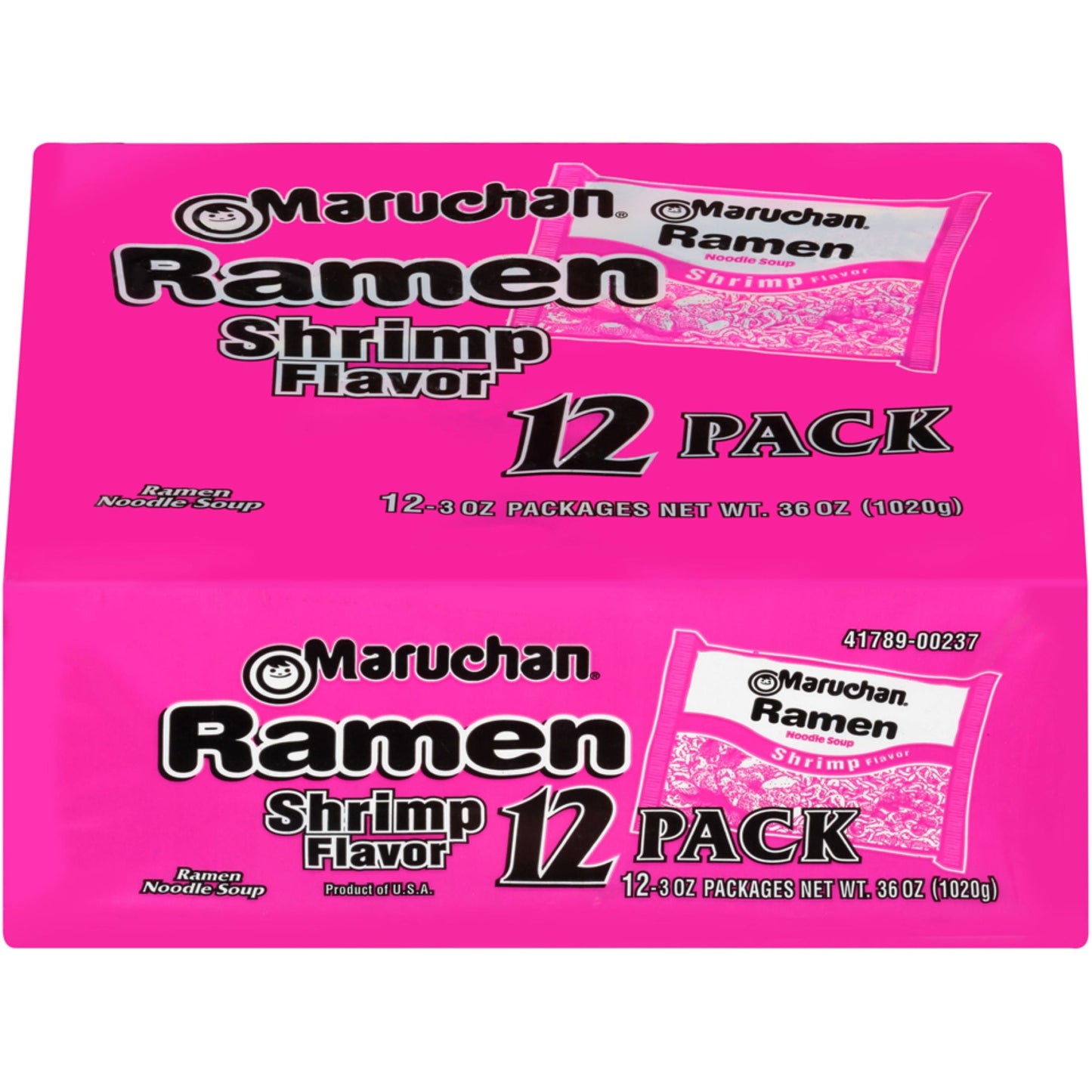 Maruchan Ramen Noodle Soup, Shrimp Flavor Instant Noodles, 3 oz, Pack of 12