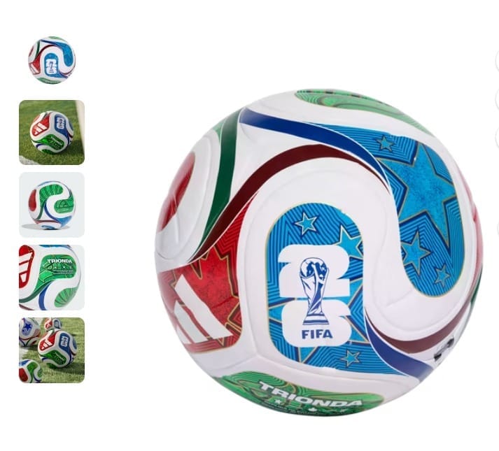 FIFA World Cup 26™ Trionda Soccer Ball – White / Red / Blue / Green