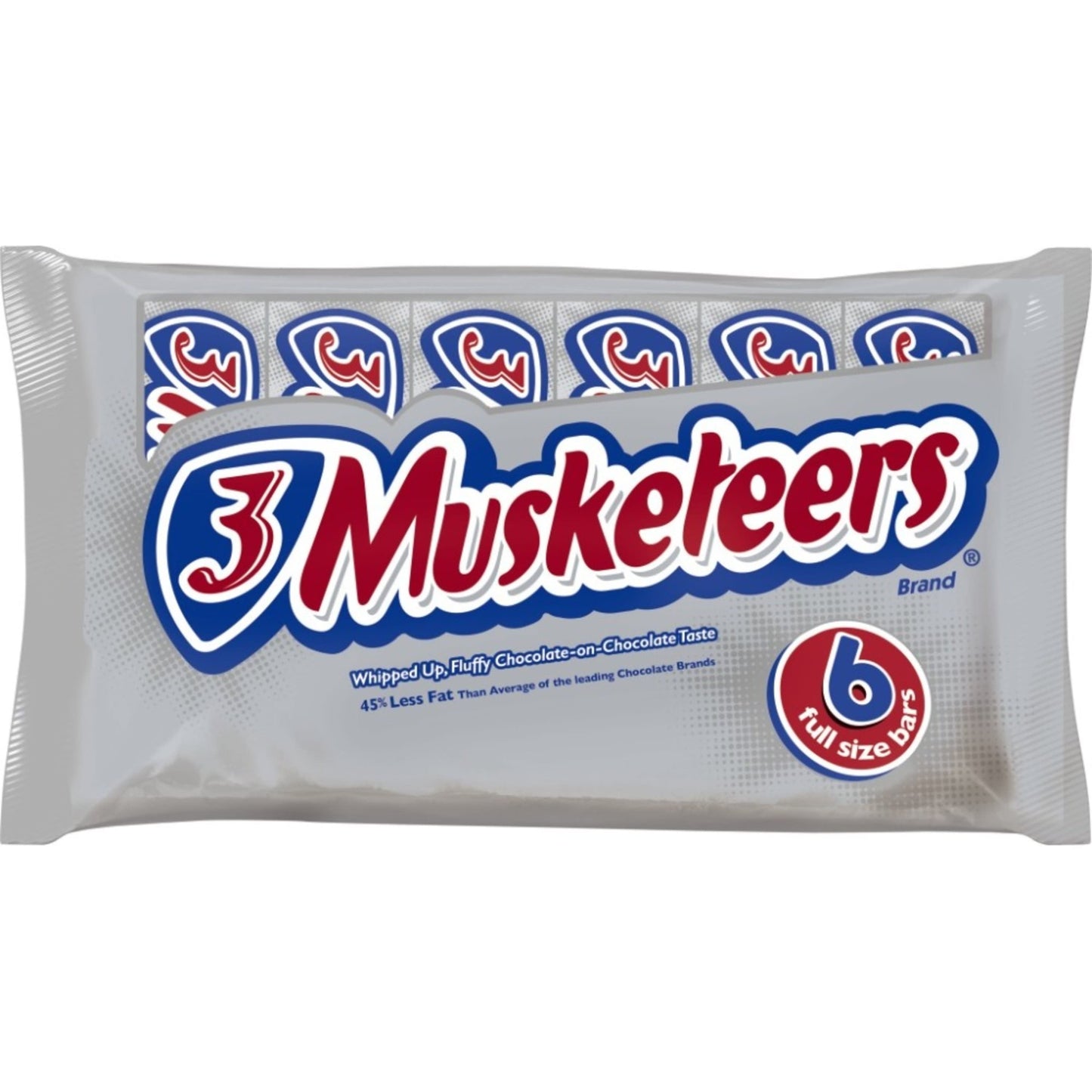 3 Musketeers Candy Milk Chocolate Bars Bulk - 1.92 oz + Albanese 12 Flavor Mini Gummi Worms, 36oz Resealable Bag, Family Size
