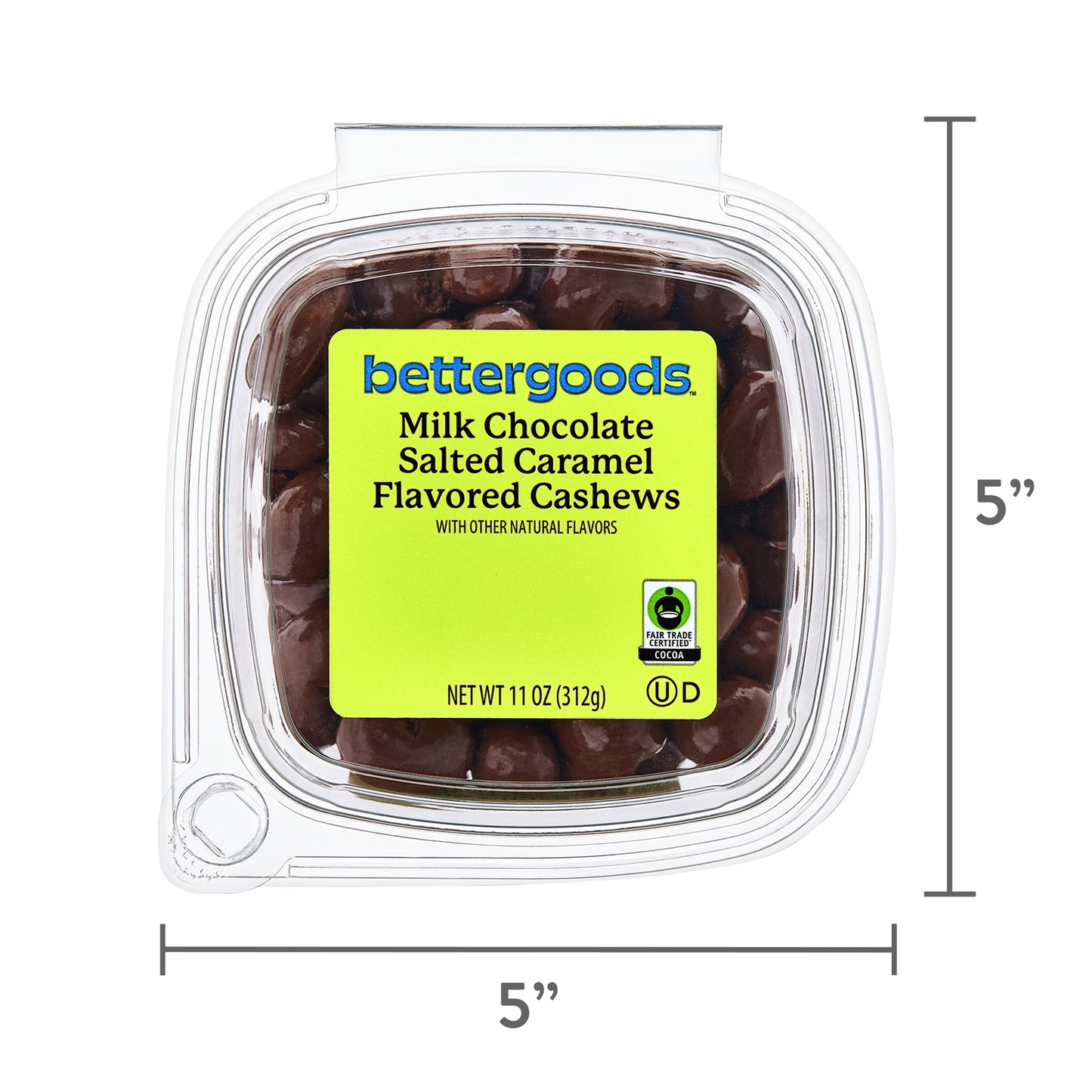 bettergoods Milk Chocolate Salted Caramel Flavored Cashews, 11 oz