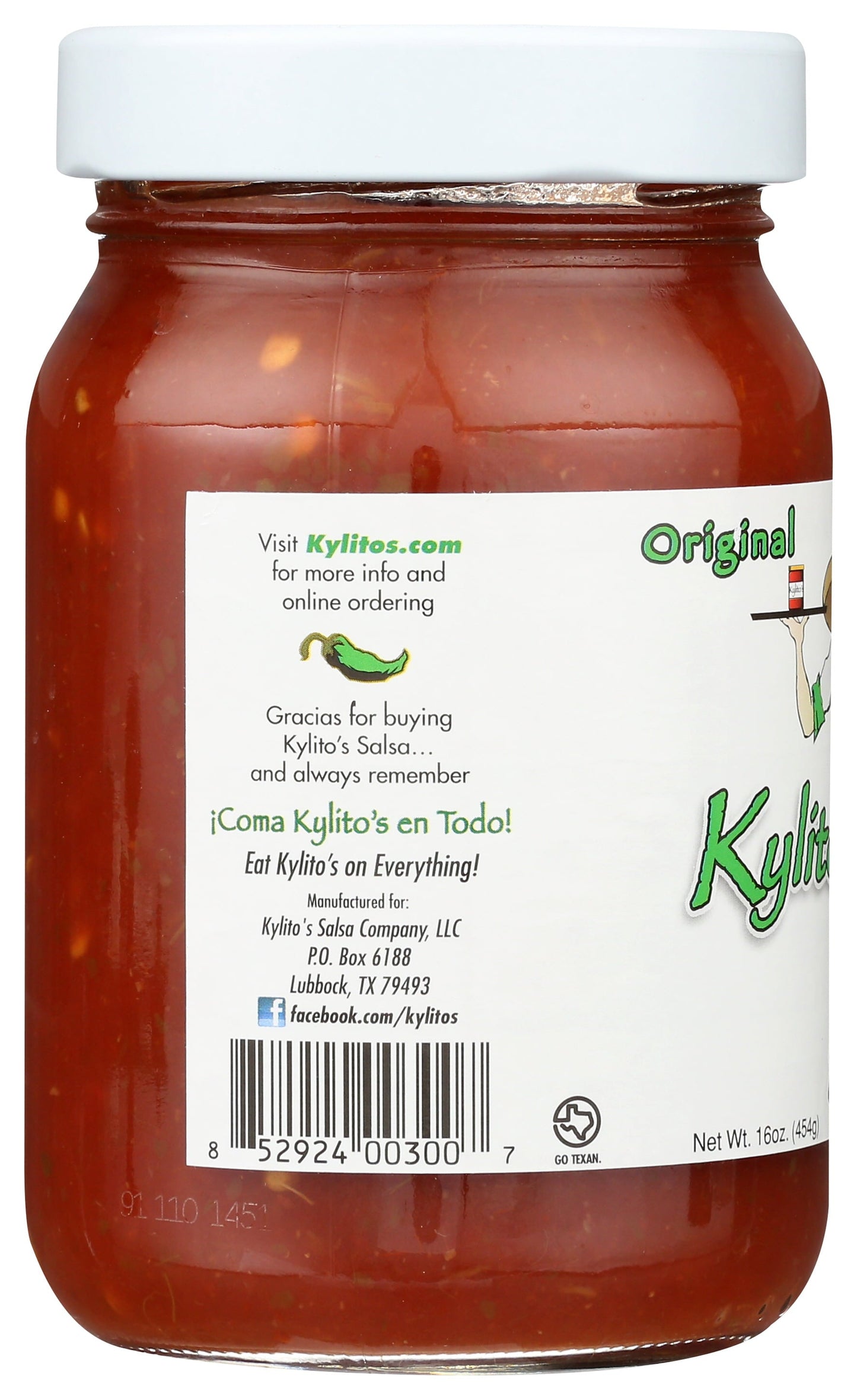 Kylito's SalsaÃ‚Â® Original Salsa 16 oz. Jar