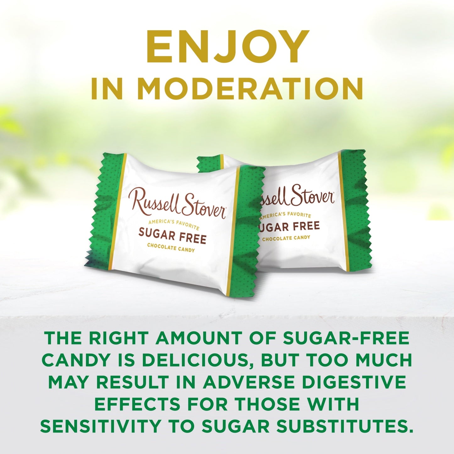 RUSSELL STOVER Sugar Free 4 Flavor Mix in Chocoalte Candy & Dark Chocolate Candy