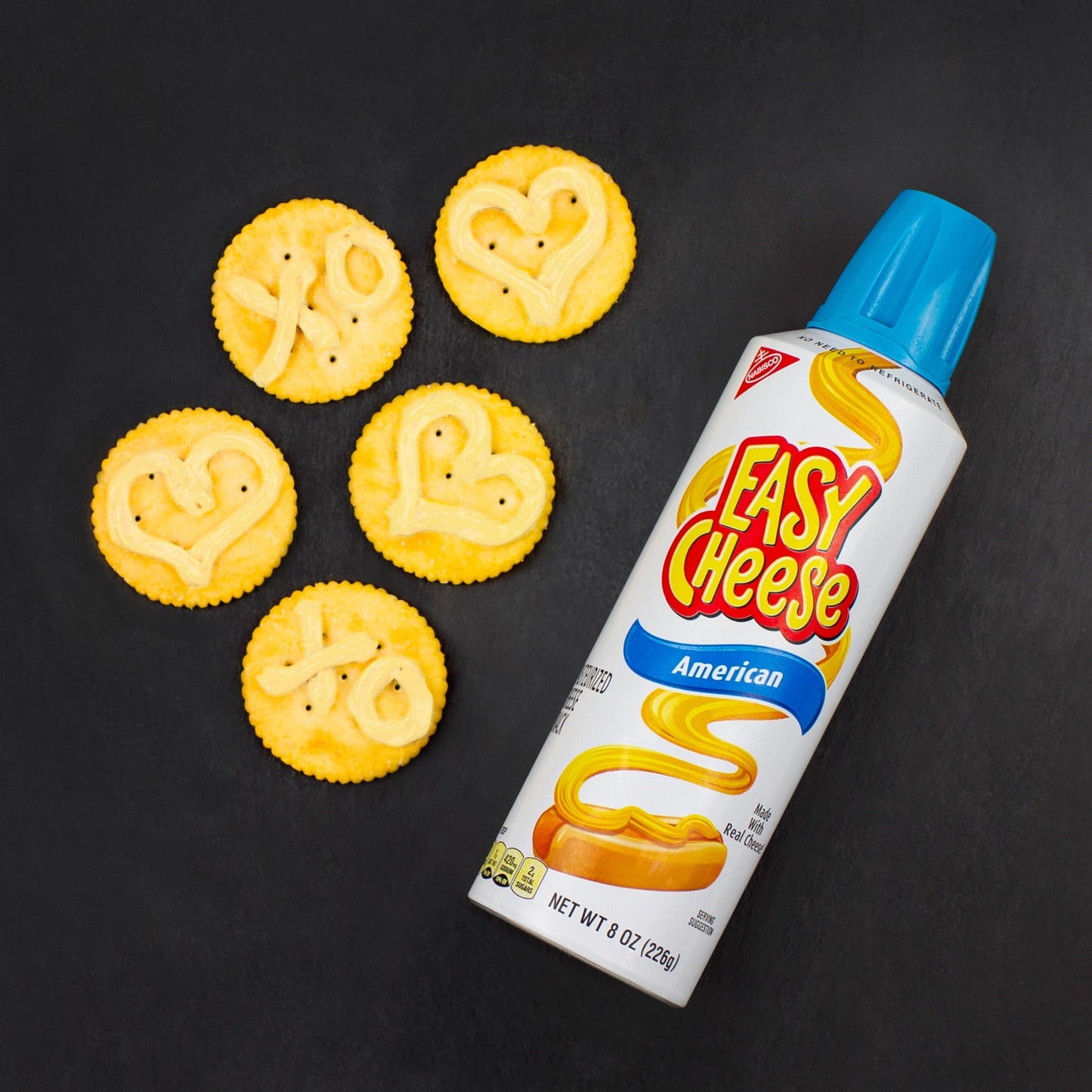 EASY CHEESE American Cheese Snack, 8 oz