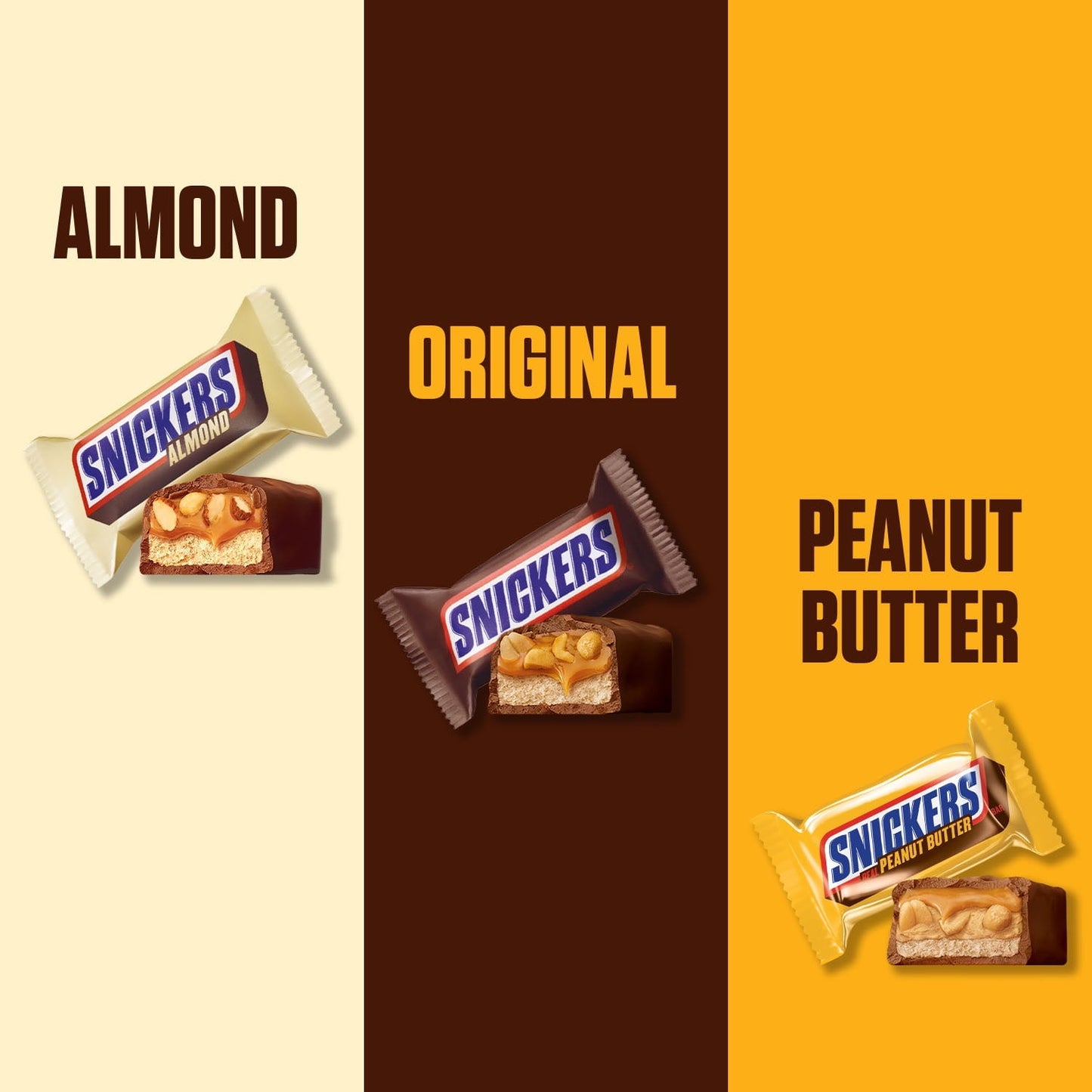 Snickers Fun Size Football Chocolate Bars Variety Pack, Party Size - 2
