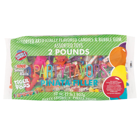 Assorted Candy and Toys Pinata Filler, 2 lbs