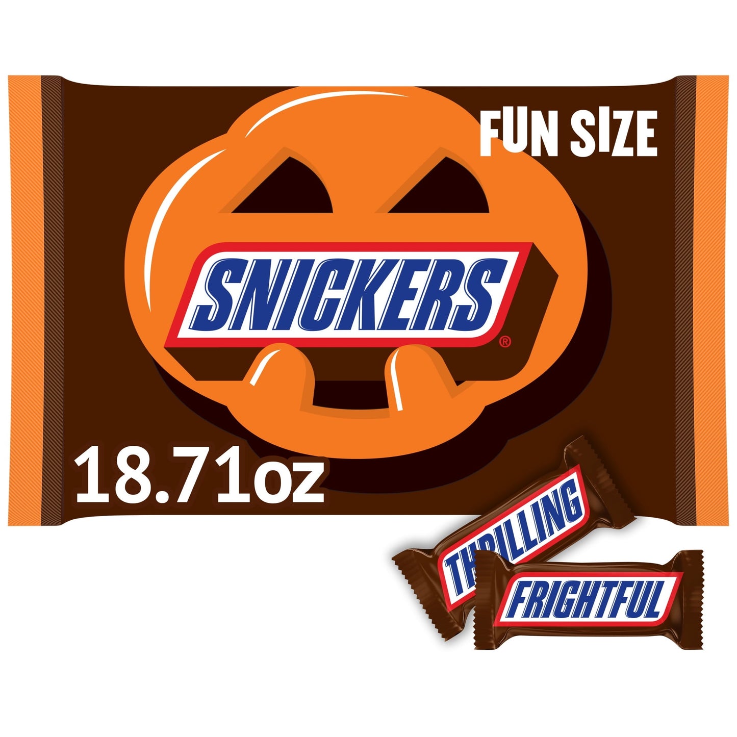 Snickers Fun Size Football Chocolate Bars Variety Pack, Party Size - 2