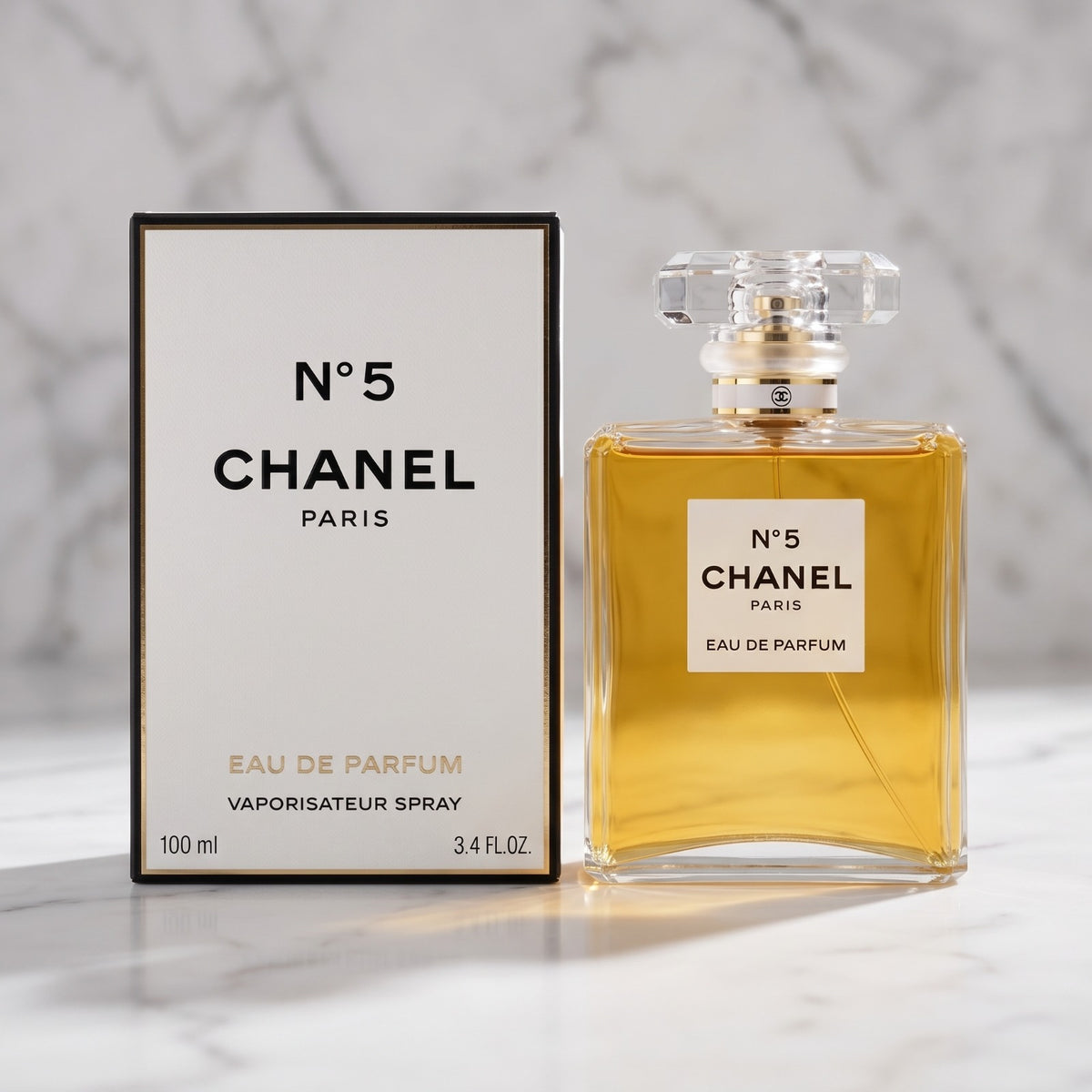 CHANEL N°5 Eau de Parfum Spray for Women – 100ml / 3.4 fl oz