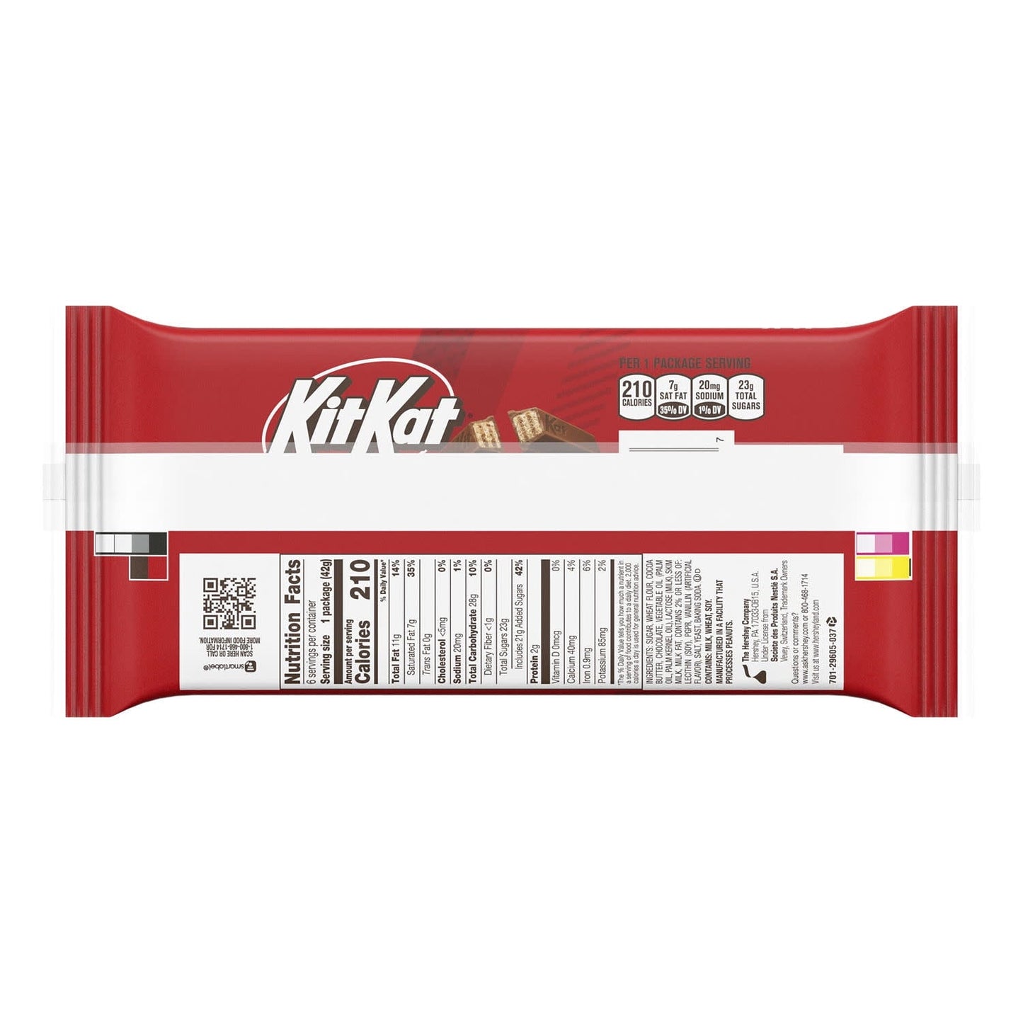 Kit Kat Milk Chocolate Wafer Candy, Bars 1.5 oz, 6 Count