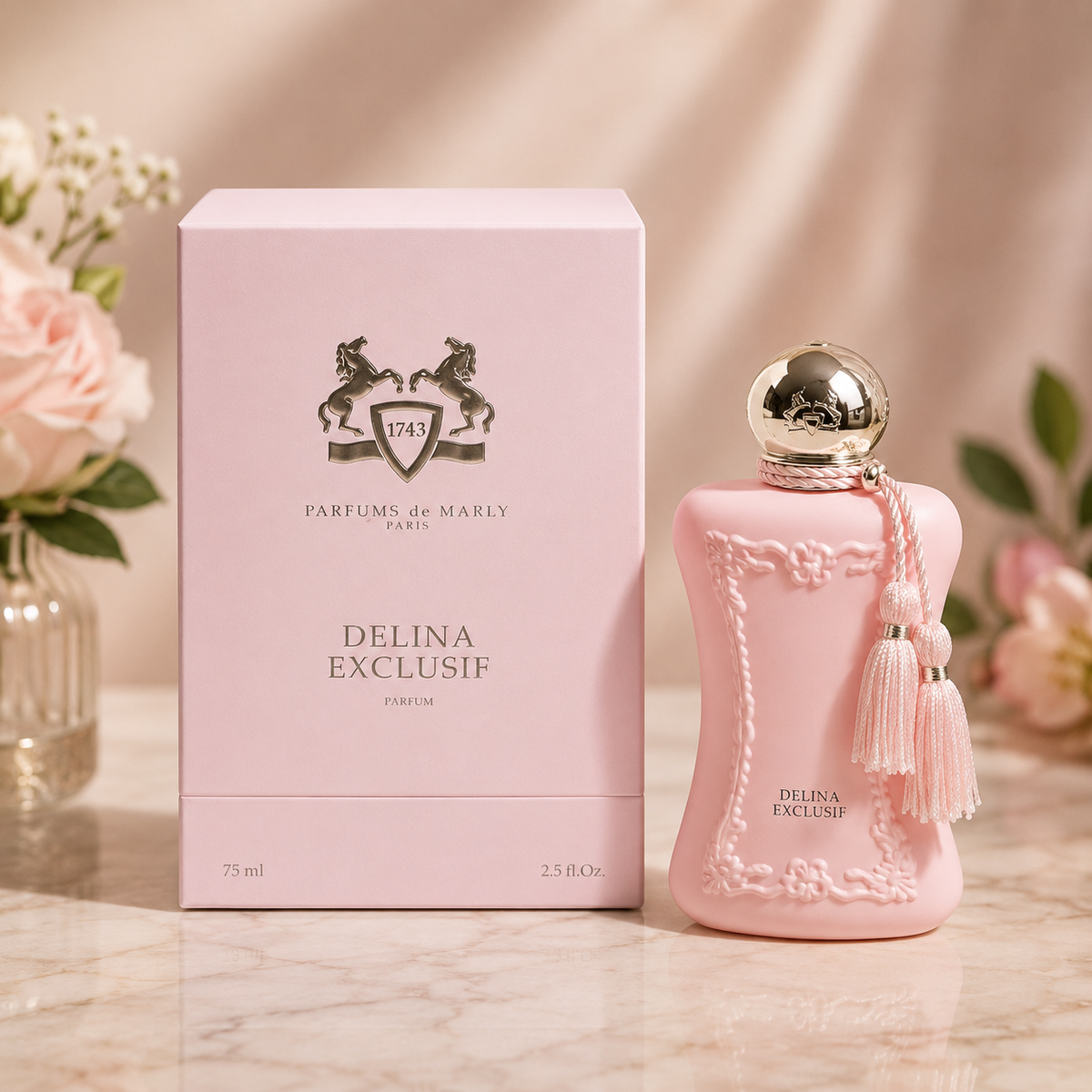 Parfums de Marly Delina Exclusif Eau de Parfum for Women – 75ml / 2.5 fl oz