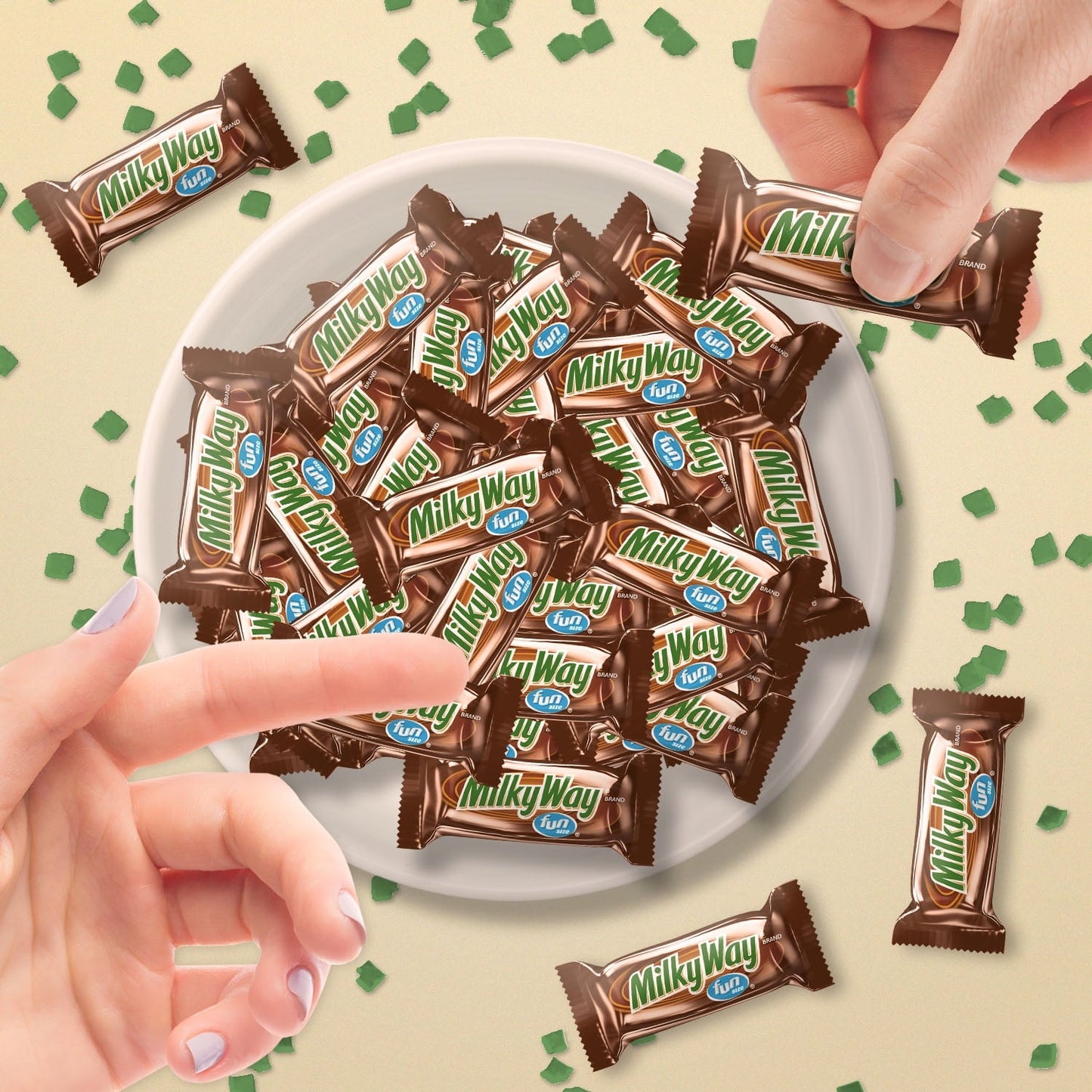 Milky Way Fun Size Milk Chocolate Candy Bars - 18.47 oz Bag