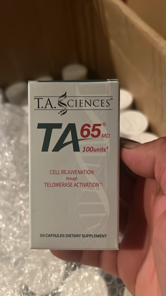 TA-65MD® 100 Units – 30 Capsules Dietary Supplement | T.A. Sciences